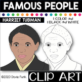 FAMOUS PEOPLE Clipart HARRIET TUBMAN | Women's History Month