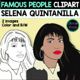 FAMOUS PEOPLE Clipart SELENA QUINTANILLA | Women's History Month