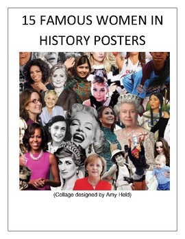 Preview of FAMOUS WOMEN IN HISTORY POSTERS