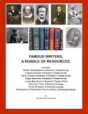 FAMOUS WRITERS: A Bundle of Resources!