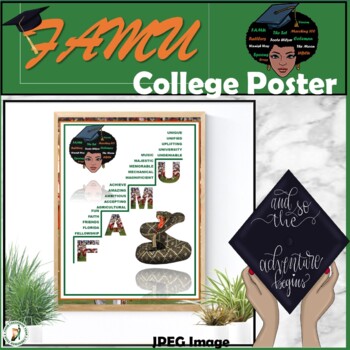 Preview of FAMU Poster/ College & Career Readiness Poster /HBCU Poster