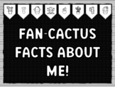 FAN-CACTUS FACTS ABOUT ME! Cactus Succulents Theme Bulletin Board Kit, Door D