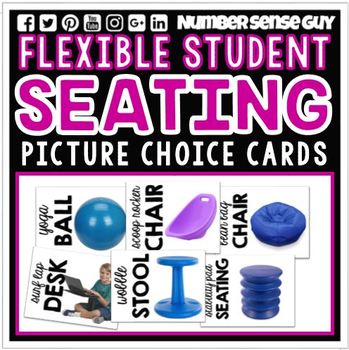Preview of FANTASTIC FLEXIBLE SEATING CHOICE CARDS