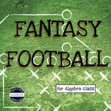EQUATIONS and EXPRESSIONS -  FANTASY FOOTBALL