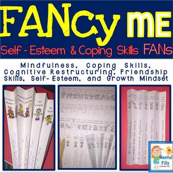 Preview of FANcy Me: NO PREP Paper Fans Activity for Self-Esteem Groups