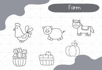 Preview of FARM ANIMAL CLASSROOM DECOR THEME AND MAKE  WORK SHEETS