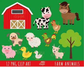 farm animals clip art