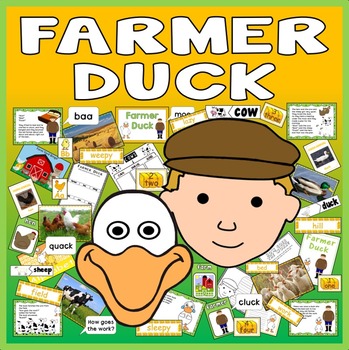 Preview of FARMER DUCK STORY TEACHING RESOURCES EYFS KS1 ENGLISH LITERACY SCIENCE ANIMAL
