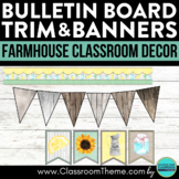 FARMHOUSE Themed Decor Classroom BULLETIN BOARD TRIM door 