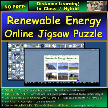 Preview of FAST, FUN and FREE Interactive Jigsaw Puzzle - Renewable Resources