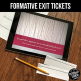 Exit Tickets: Paper Slips & Display Questions (Any Subject)