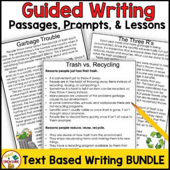 Preview of FAST Writing Activities 4th and 5th Grade | Text Based Writing