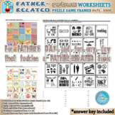 FATHER-RELATED Rebus Puzzle Game Frames 476–500 Worksheets