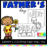 Día del Padre | Father's Day Coloring Pages in English and