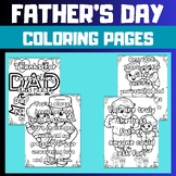 FATHER' S DAY COLORING SHEETS CRAFT & ACTIVITIES, COLORING PAGES