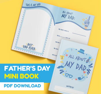 Preview of FATHER'S DAY MINI BOOK