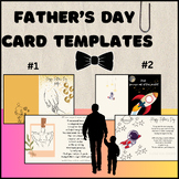 FATHER'S DAY card templates