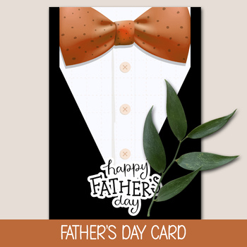 Preview of FATHERS DAY CARDS FOR DAD, DIY CARD MAKING, LETTER WRITING, HOMESCHOOL ACTIVITY
