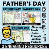 FATHERS DAY WRITING PROMPT CARDS POEMS BUNDLE 3 RESOURCES  ESL