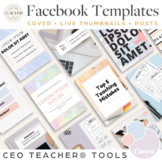 FB Page Templates- Teacher Edition