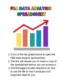 FBA Data Analysis Spreadsheet