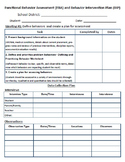 FBA and BIP Planner and Checklist
