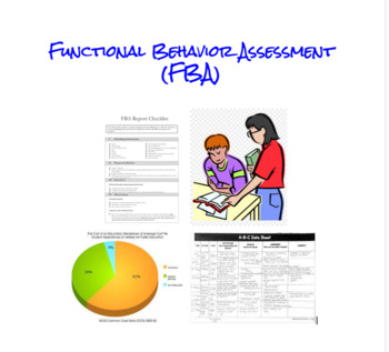 Preview of FBA example of high school student for refusal and disruption (editable) 
