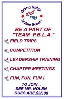 Preview of FBLA RECRUITMENT POSTER  (EDITABLE - 11"x17" )