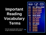 FCAT Reading Vocabulary Review/Who Wants To Be A Millionaire