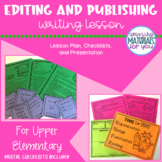 Writing Workshop | EDITING and PUBLISHING
