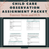 FCS-Child Care Observation Assignment Packet-Child Develop