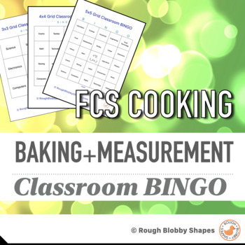 Preview of FCS Cooking - Baking + Measurement - BINGO