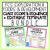 FCS Exploration Foods & Dev Class Scope & Sequence + Edita