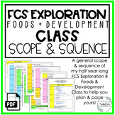 FCS Exploration Foods & Dev Class Scope & Sequence | Famil