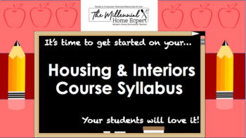 Preview of FCS Housing & Interiors Syllabus