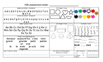 Preview of FDK FI assessment sheet