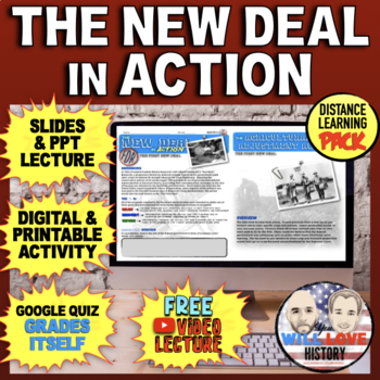 Preview of FDR and the "New Deal" | Digital Learning Pack