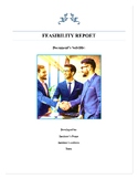 FEASIBILITY REPORT (EDITABLE WORD FILE):  PROFESSIONAL/ACA