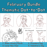 FEBRUARY Dot-to-Dot Bundle: Black History,President/Valent