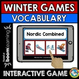 WINTER GAMES 2022 VOCABULARY ACTIVITIES 1ST 2ND 3RD GRADE 