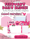 FEBRUARY DAILY SLIDES | VALENTINE'S DAY