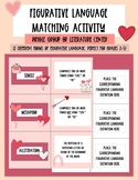 FEBRUARY FIGURATIVE LANGUAGE MATCHING ACTIVITY