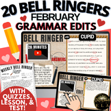 FEBRUARY GRAMMAR Do Now Morning Work Bell Ringers Language