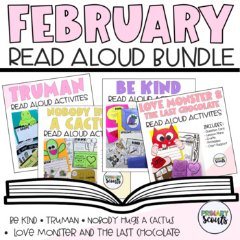 Preview of FEBRUARY READ ALOUD LESSON ACTIVITY BUNDLE (Kindergarten)