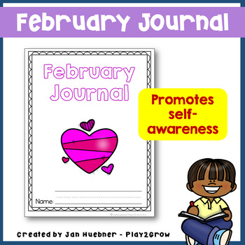 FEBRUARY Writing Journal Prompts Preschool Kindergarten NO PREP | TPT