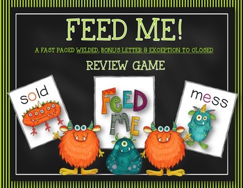 Preview of FEED ME: A FAST MOVING BONUS, WELDED & CLOSED EXCEPTION FLUENCY GAME