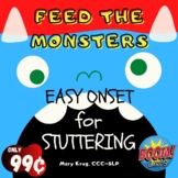 FEED the MONSTERS: STUTTERING - Easy Onset BOOM Cards (wit