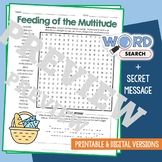 FEEDING OF THE 5 THOUSAND Word Search Puzzle Novel, Book R