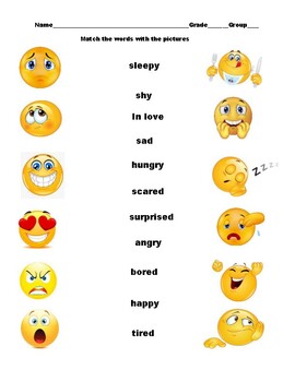 psychology emotions worksheet