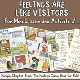 FEELINGS ARE LIKE VISITORS Social Emotional Learning Comic